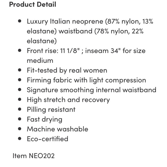 New Commando Neoprene Wide Leg Pants Slacks - Picture 2 of 5